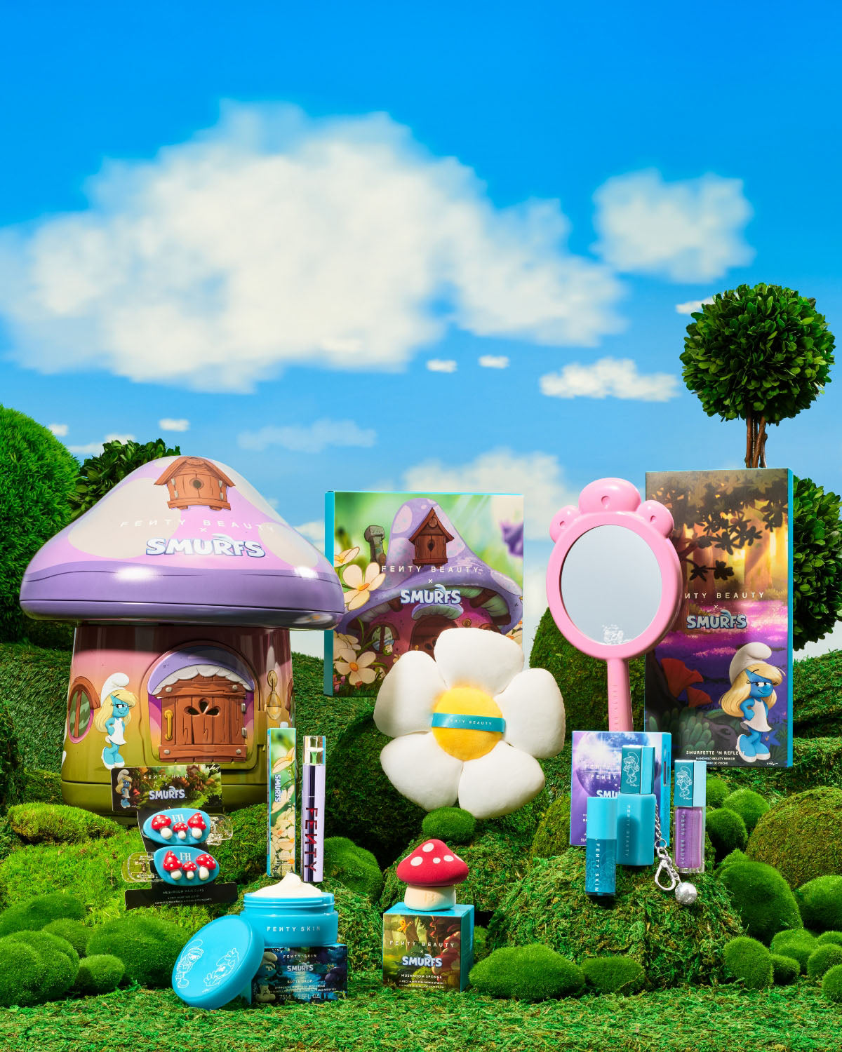 Fairy Bomb Smurfette Daisy Flower Shimmer Puff ââ‚?Smurf'Sugar