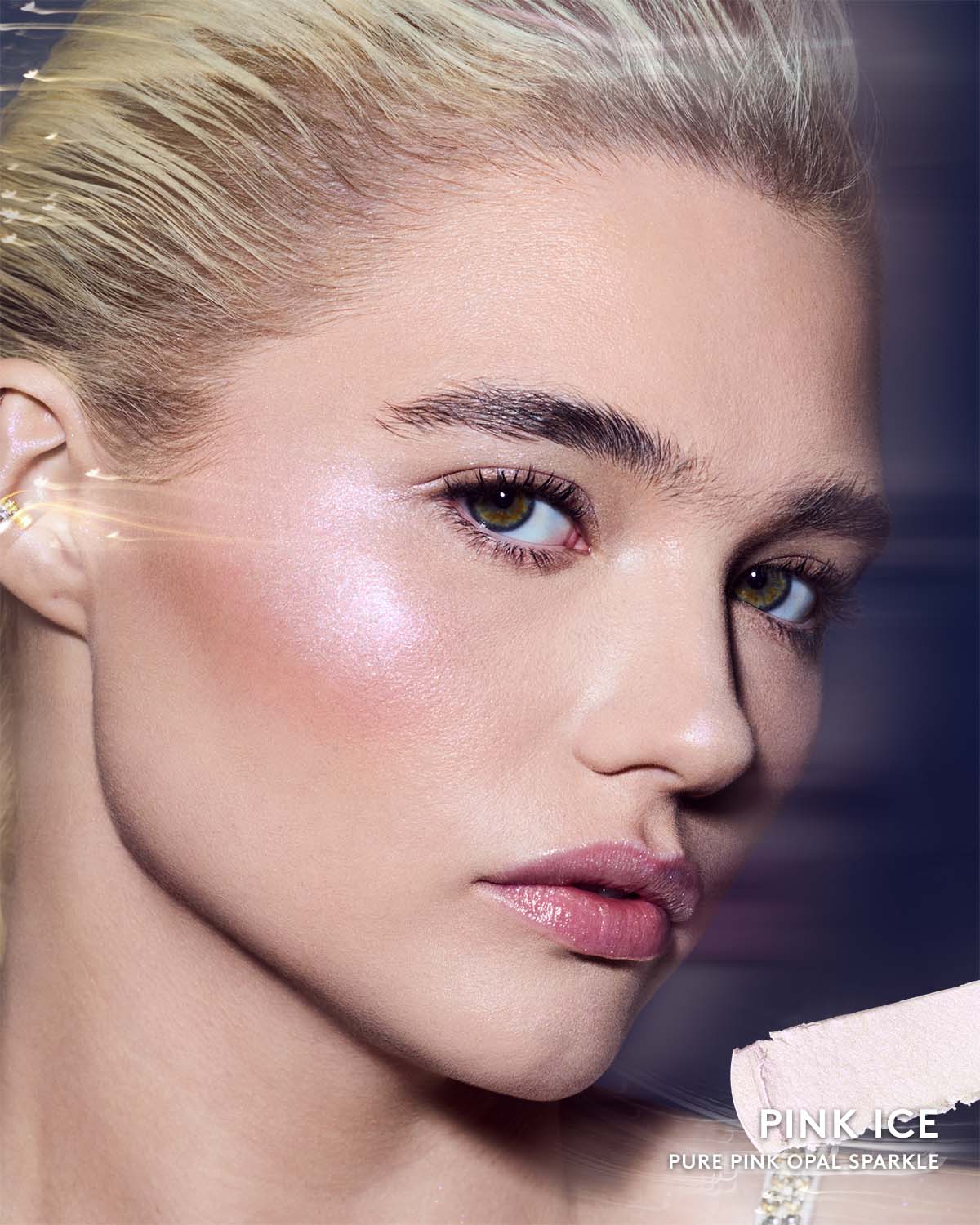 Diamond Bomb All-Over Diamond Veil ââ‚?Pink Ice