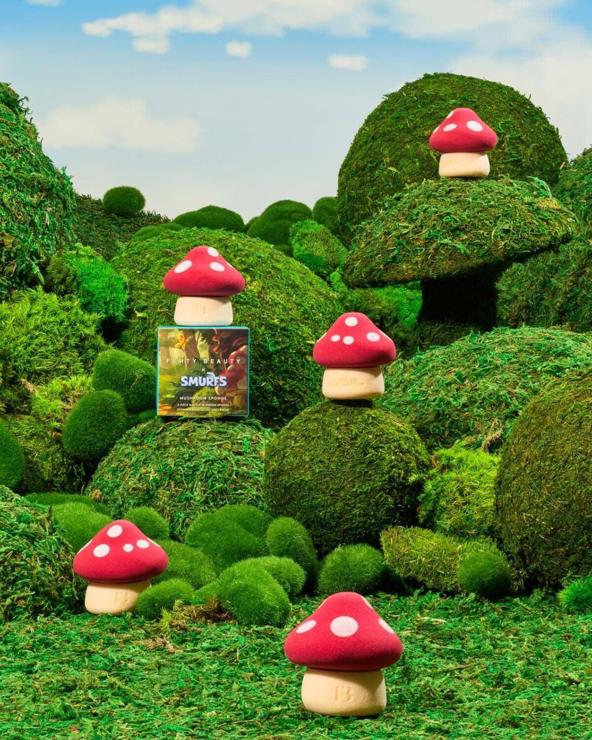 Mushroom Sponge 2-Piece Makeup Blending Sponge