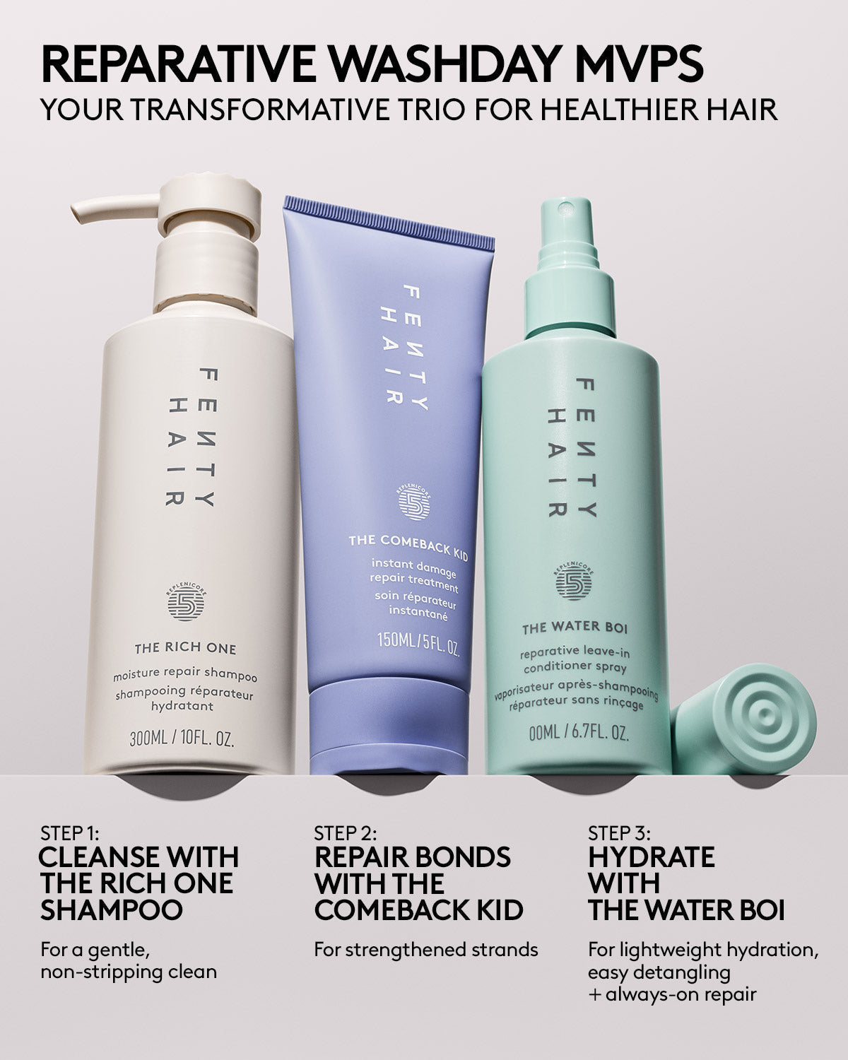 The Water Boi Reparative Leave-In Detangling Conditioner Spray